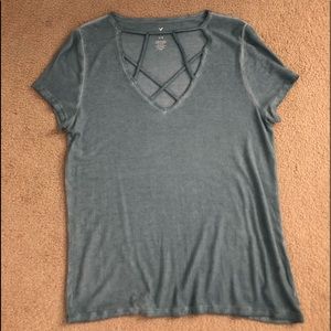 american eagle short sleeve shirt